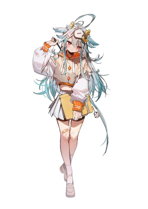 まゆつばさんがロテちゃんをにんじんちゃんカラーで塗ってくれました!めちゃくちゃかわいい…… 
