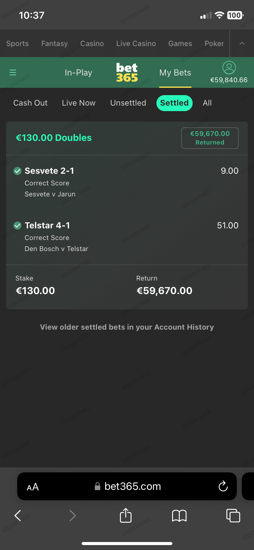 Soccer fixed deals