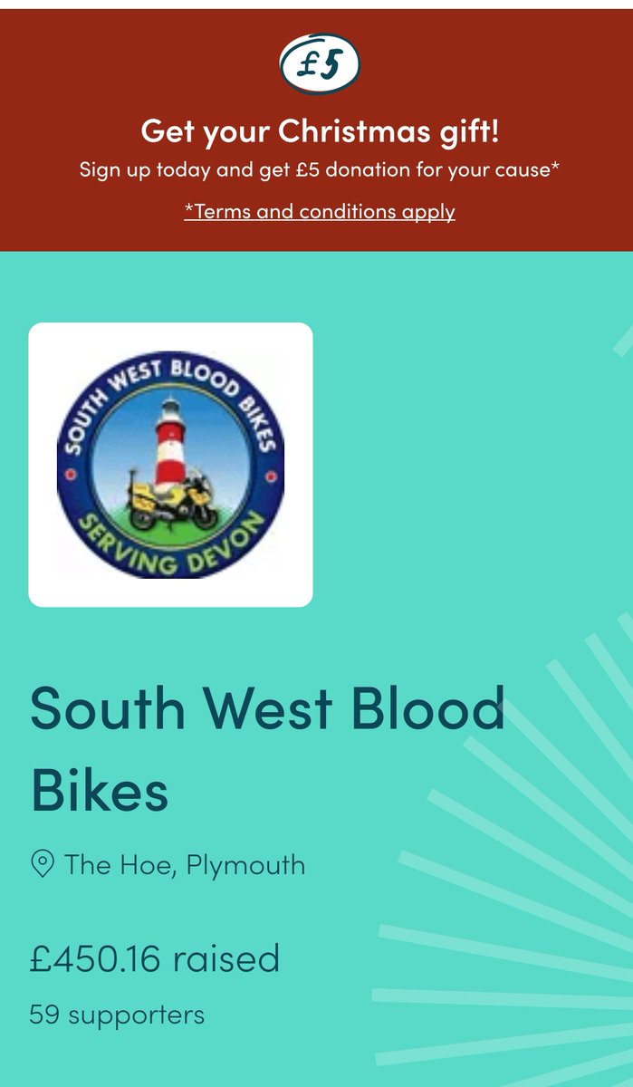 Did you know you can support South West Blood Bikes at NO EXTRA COST to yourself! 

Sign up to Easy Fundraiser using our link below ❤️

#easyfundraiser #support #charity #volunteersmakeadifference #supportingthenhs💙 

easyfundraising.org.uk/causes/southwe…