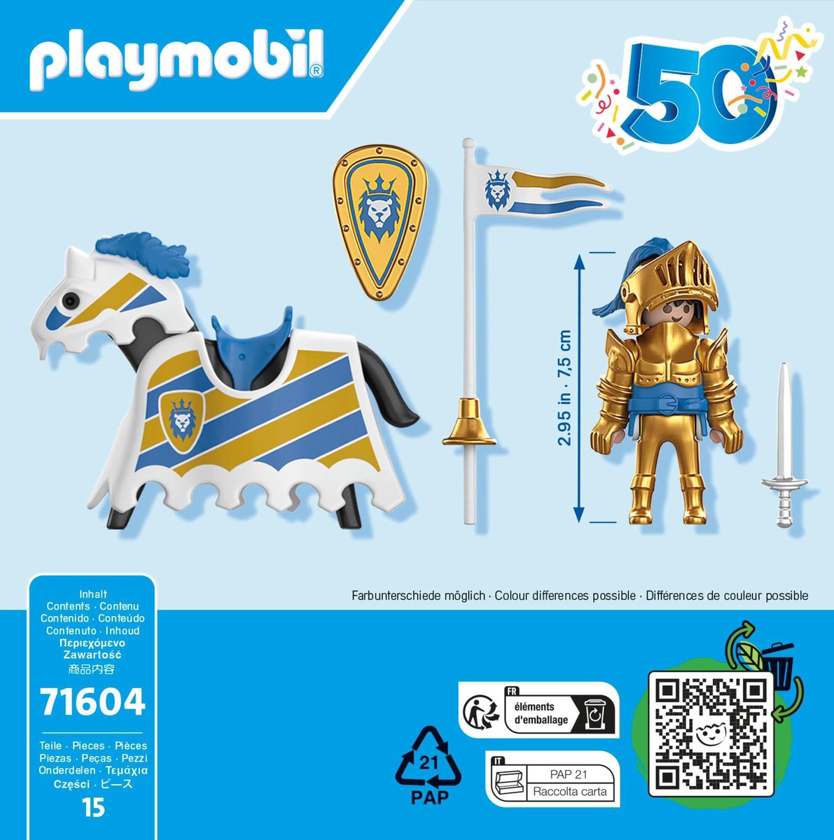 Playmobil® spécial pour les 50 ans référence 71604. #Playmobil #Playmobilworld #Playmobilespana #Playmobilfrance #Playmobil50years  #Playmobil71604