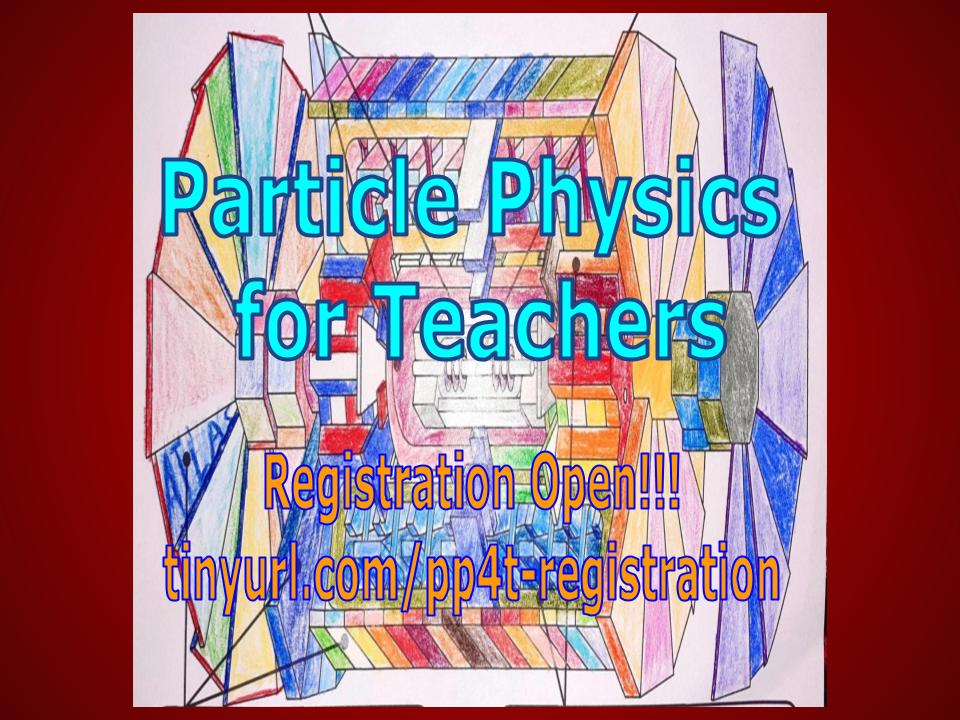 MyFavExperiment's tweet photo. Registration is finally open for Particle Physics for Teachers free online course!  Registration form: https://t.co/vOwSNiSPg8   Schedule: https://t.co/dSq8ffqCQ4  PP4T Course Webpage: https://t.co/MECS0h4Nb2 https://t.co/6uH36YnRzj