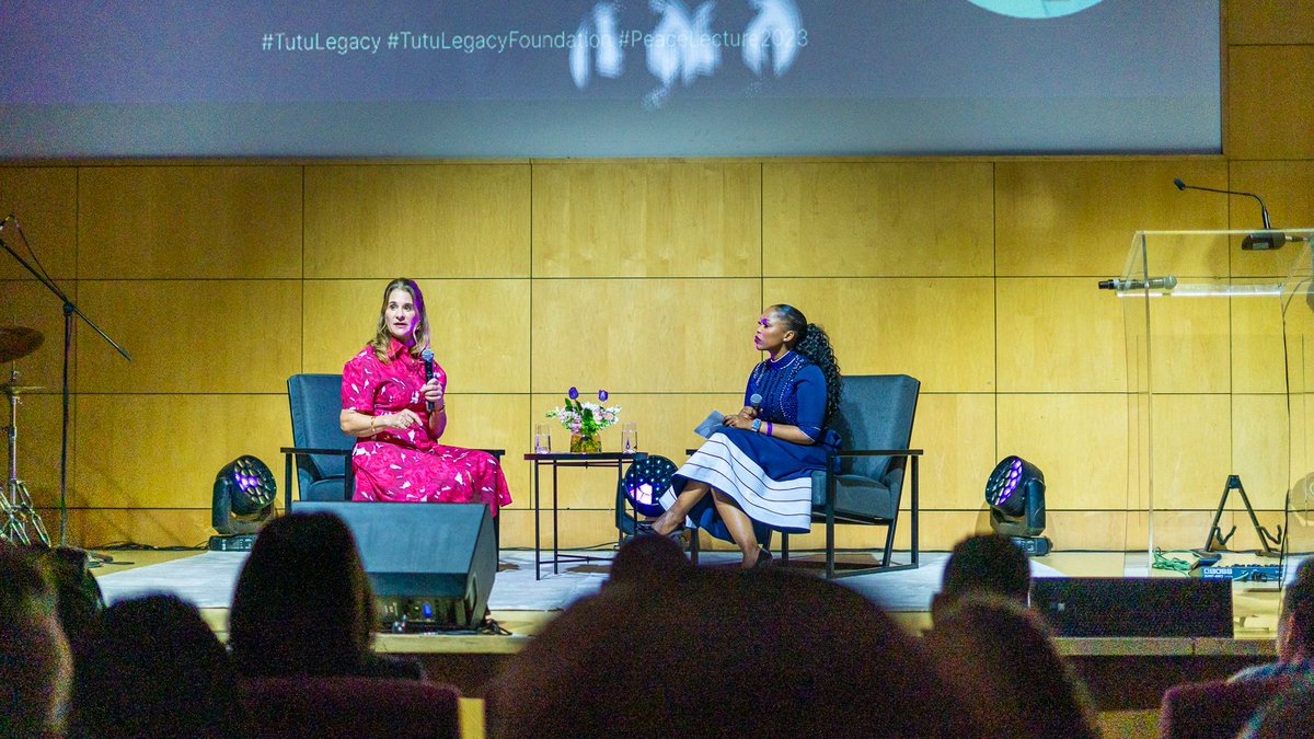 {𝐈n P𝐢c𝐭u𝐫e𝐬}

📍The 13th Annual Desmond Tutu International Peace Lecture: Unlocking Women's Power for Peace and Prosperity

#TutuLegacy #PeaceLecture2023