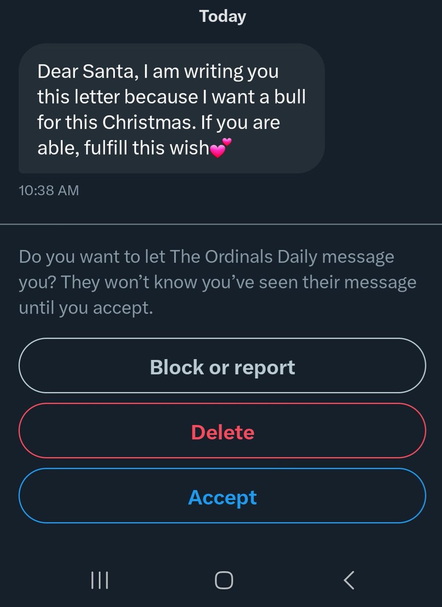 Santa always reads all your letters
#Ordinals #BTC