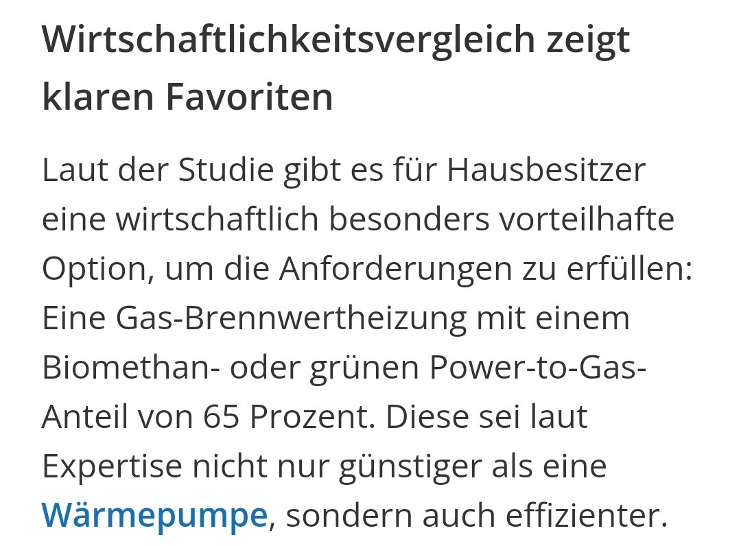 Gefährlicher Schwachsinn den BILD & Focus da wieder verbreiten vor allem mit Blick auf die enormen Betriebskosten, die durch Bio-Methan und andere 'grüne Gase' entstehen (siehe Studie!!). Wie wäre es mit einer klaren Gegendarstellung von @ifeu @oekoinstitut @Stiftung_UER?