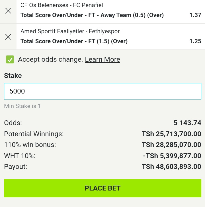 📍TRENI LA LEO LEO LIKO TAYARI 💰

📍ODDS 5K, MECHI 36✅️. Hii ni kwa WANAOLITAKA TU

📍KAMA UNALITAKA RETWEET HAPO CHINI NIKUONE NIKUPE CODE BURE 💰