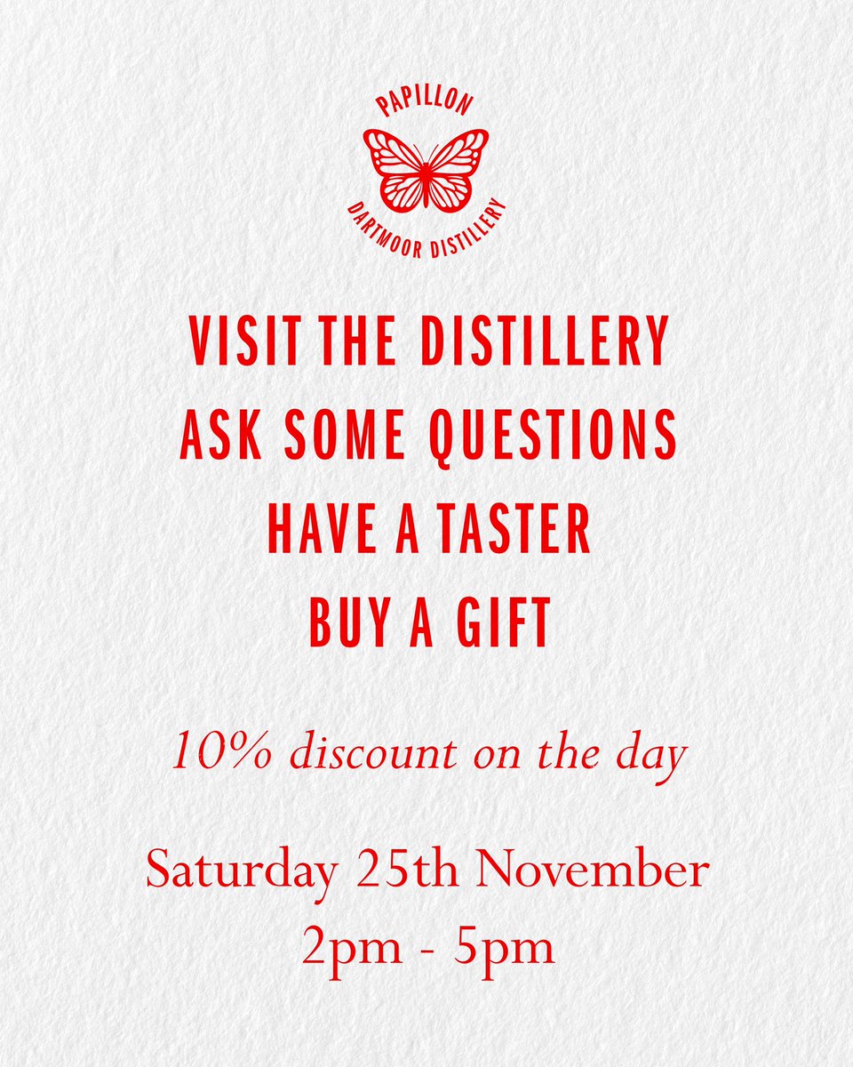 Papillon Open Doors
Next Saturday 😁🎄