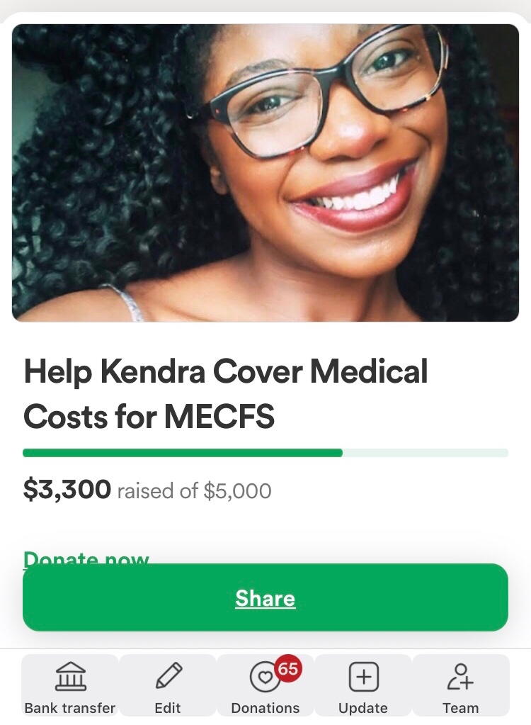SurvivingCFS's tweet photo. Hi all. My exe’s family is letting me live in my tent in their backyard for one hundred dollars a week so I'm currently fundraising to help with that cost &amp; for any upcoming mecfs treatment. If you would like to donate here is my campaign, Anything helps!

https://t.co/YRlNTUNBfq https://t.co/FOKdYrNozS