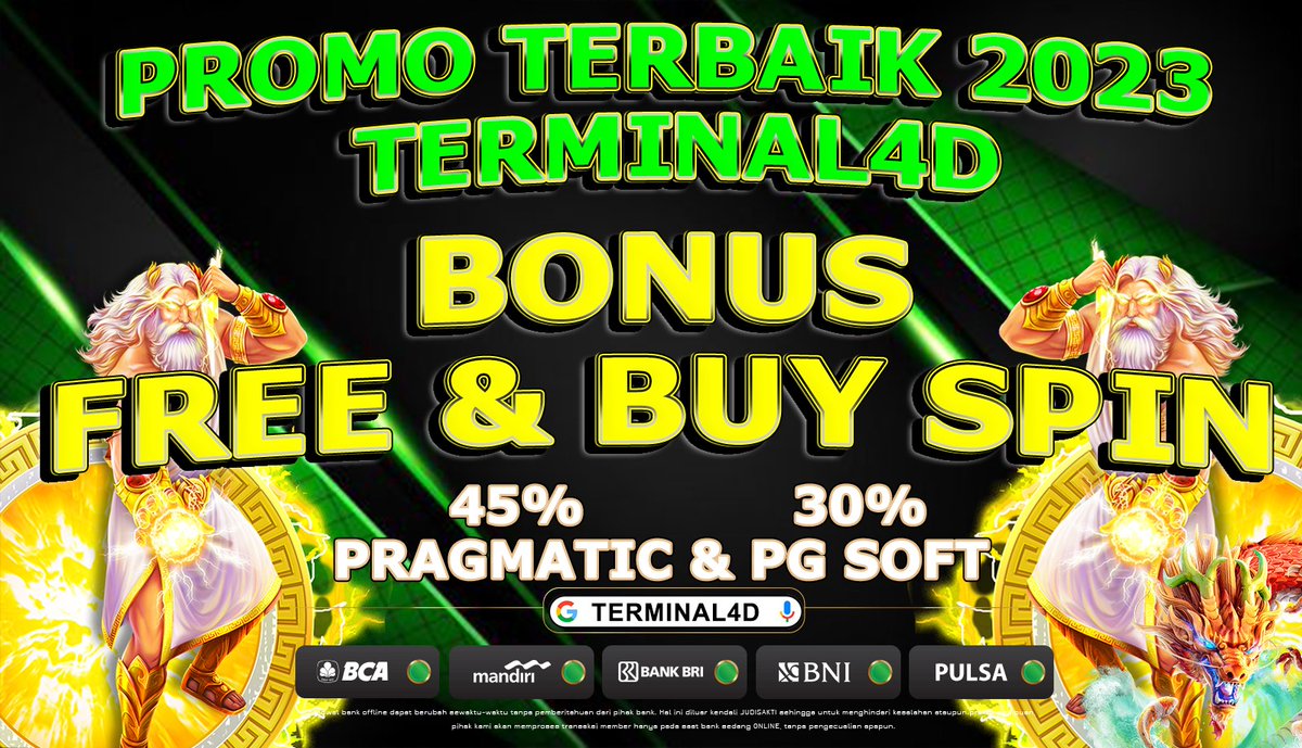 linkterminal4d's tweet photo. BONUS FRE &amp; BUYSPIN TERMINAL4D
LINK JOIN : https://t.co/5VfvyZIEtR
WHATSAPP : https://t.co/4ZRcIa82PS

#terminal4d #terminal4dgacor #terminal4dslot #situsterminal4d #linkterminal4d #linkalternatifterminal4d #terminal4dtogel https://t.co/JuTVmdO8Ze