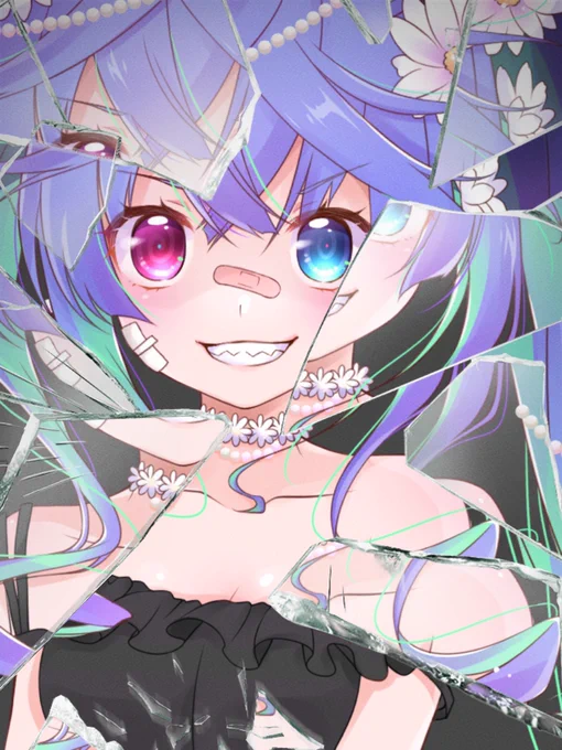 ガラスエフェクト 