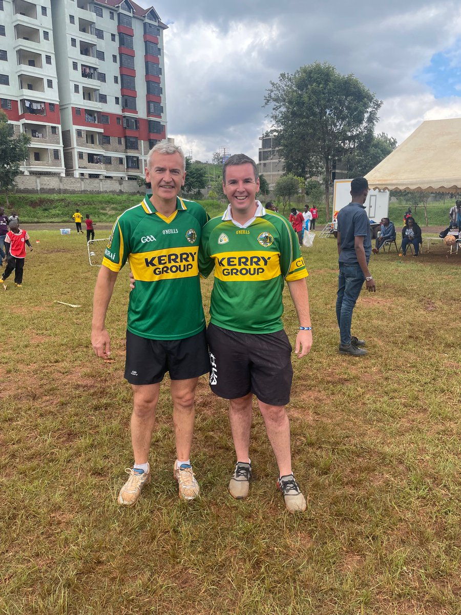 Plenty Kerry jerseys around Nairobi today for the Plant the Planet Games. 50 GAA players are here to play a few exhibition matches before travelling up the country with the aim of planting one million trees in areas most affected by climate change. 🌳 <a href="/selfhelpafrica/">Self Help Africa</a>