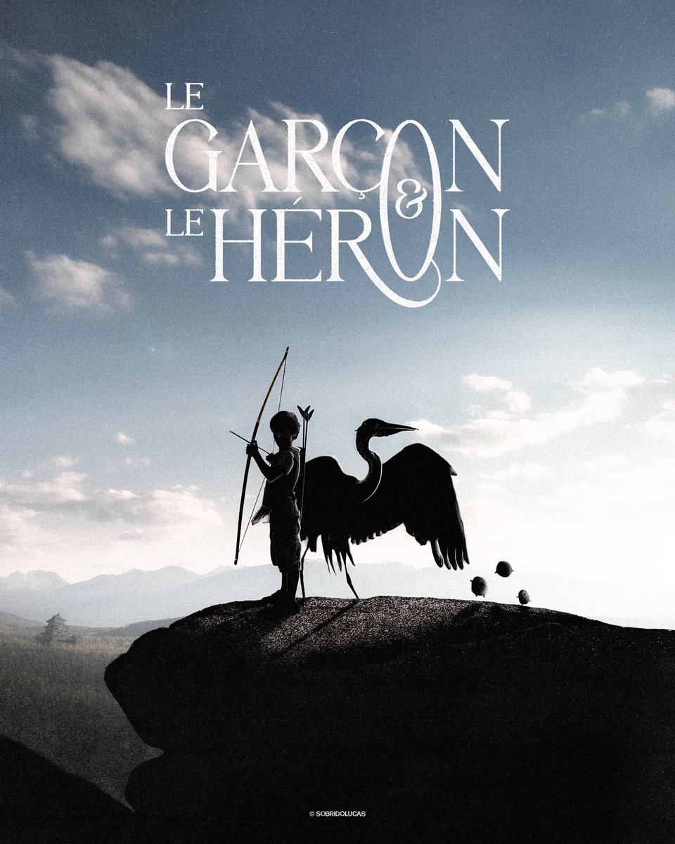 sobridolucas's tweet photo. LE GARÇON &amp; LE HÉRON https://t.co/0xXgl4m9ra