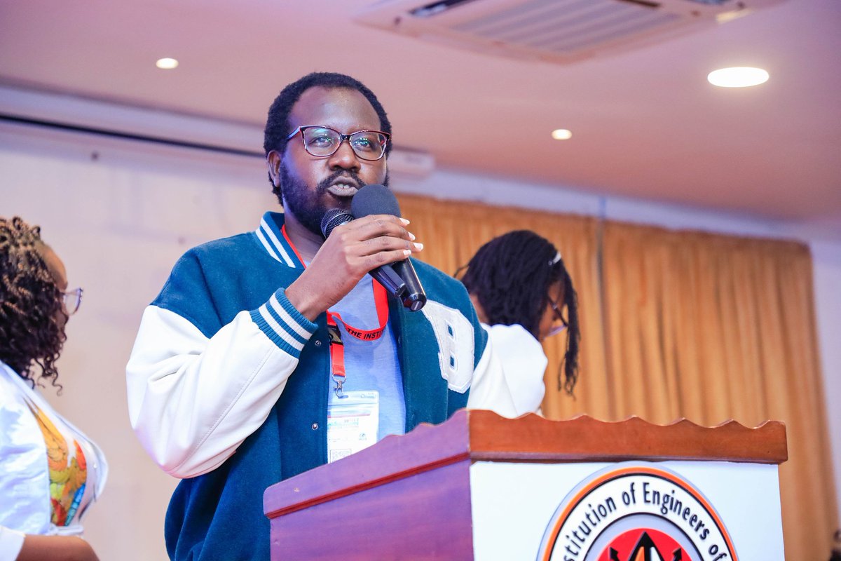 TheIEK_FLC's tweet photo. Happy to 📢 the #2NDFutureLeadersEXPO2023 1st Runners up🏆 Desmond Smith Mboya,  a @KenyattaUni #engineeringstudent who had an #innovation on Environment &amp; Climate change sub thematic area. 
#2NDFLS
#30thIEKConvention 
#EngineeringANewWorld
#youngengineers 
#Deforestation https://t.co/vmZan3vwzK
