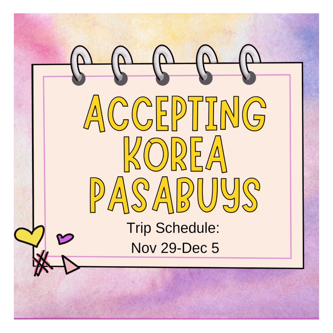 _kmomma_'s tweet photo. Hello guys~ accepting pasabuys for Nov 29-Dec 5. Limited slots only. ^^ 

Shipping will start on Dec 11. Send us a DM to order.🤗🤗🤗 https://t.co/zMyxsGl0cU