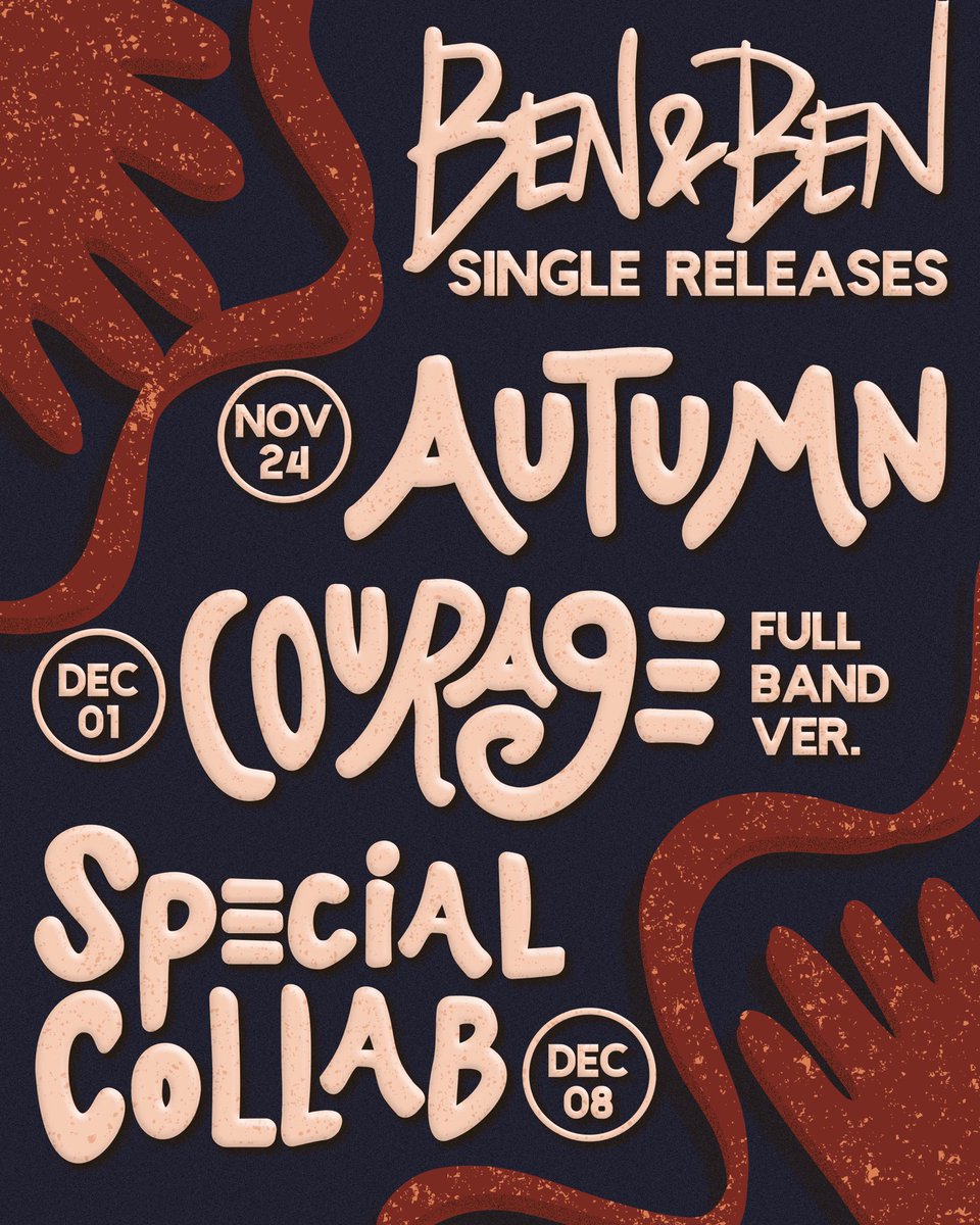 BenAndBenMusic's tweet photo. Ending 2023 with 3 major single releases. 
These songs represent deep parts of our souls, emotions, and memories. 

We’ve gone through a lot to bring them to life, and each note, each detail you will hear is a product of many tears cried, many moments celebrated, and many struggles overcome.

We hope they speak to you, Liwanag.