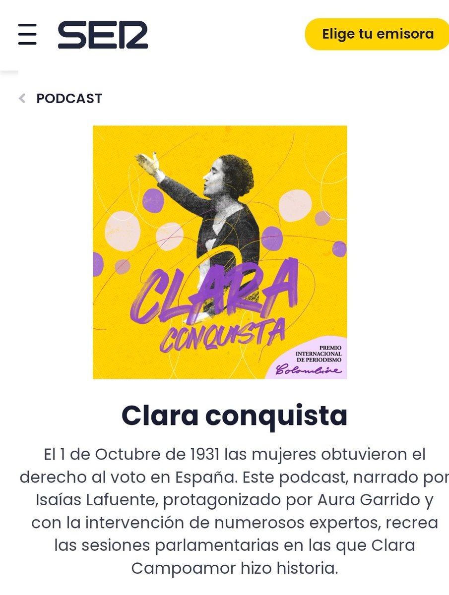 IsaiasLafuente's tweet photo. El apasionante debate en el que Clara Campoamor defendió el sufragio para las mujeres en 1931 la conté aquí hace un par de años. Sorprendentemente, la mujer que logró el voto femenino no resultó elegida cuando las mujeres pudieron votar. Así se escribe la historia, a veces... 👇 https://t.co/Abx7UQXl2C