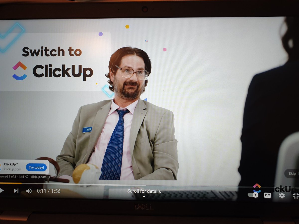 psverasdonck's tweet photo. Just saw an superb ad by ClickUp. 

Brilliantly highlights pain points and frustrations at so many levels that I would just give it: "Ad of the Year" award.

#clickup https://t.co/ciT0NDNssn