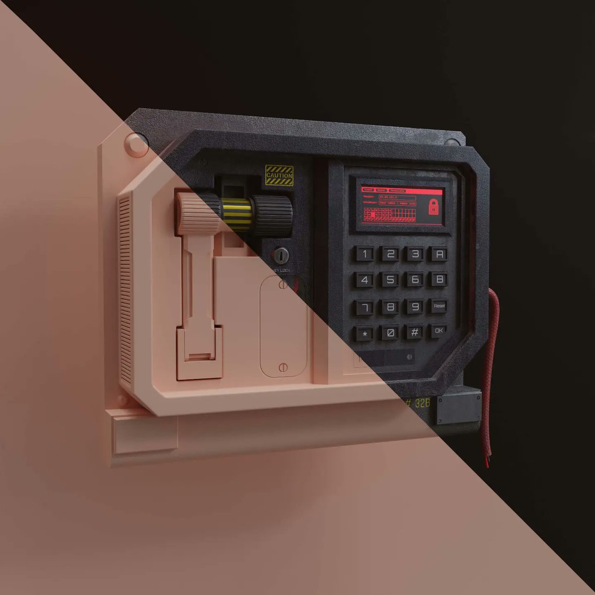 aunsbaig2's tweet photo. Sci-fi code lock
.
.
.
#scifi #codelock
#blendercommunity #helmet #zbrush #cinema4d #substancepainter #rendering3d #blendercommunity #blender #tagblender #blendercentral #blender3dart #texturing #art #substancepainter #sculpting #3dprinting https://t.co/3j7LIU8Pc8