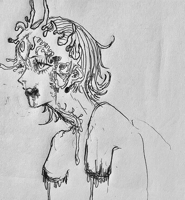 講評中に描いてた落書き 可愛いかも