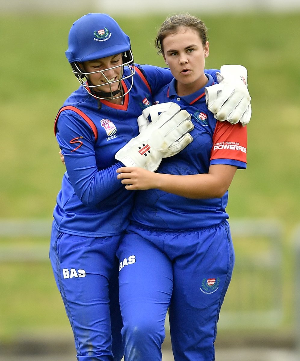 WPWomensCricket's tweet photo. MATCH RESULT | Western Province won by 7 wickets, 155/3 (15).

De Leede (30*), Mangele (5*). Botha 44, Tunnicliffe 40, de Klerk 30. 

Hoal 1/28, Figeland 1/12, Saayman 1/29. 

#WPcricket #westernprovince #GirlsInBlue💙 #WozaNawe https://t.co/8qlaxcvVac