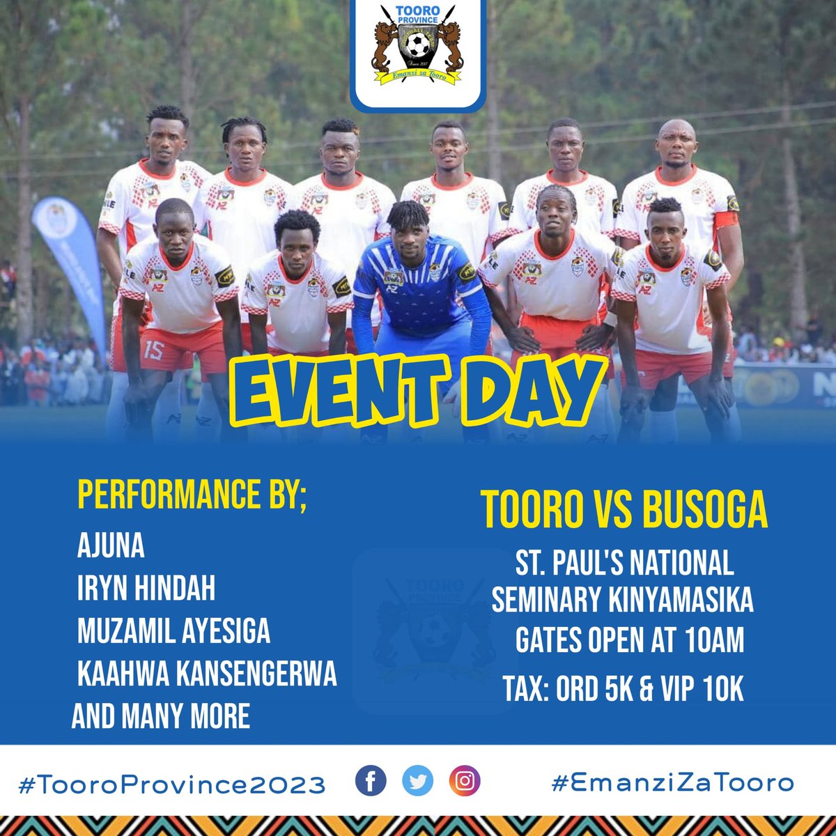 Norman Namanya (@normannamanya4) on Twitter photo It's a game day, Lead us ohhh Lord ππ
<a href="/TooroProvince/">Tooro Province Football Team</a>
#NNN4
#NormanNamanya11 It's a game day, Lead us ohhh Lord ππ
<a href="/TooroProvince/">Tooro Province Football Team</a>
#NNN4
#NormanNamanya11