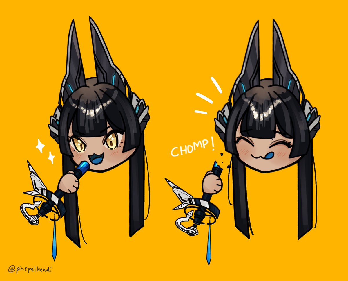 pinepelkendi's tweet photo. WHY DOES HER MIC LOOKS SO YUM ⁉️🤤

#fin_art #chibiart #digitalartwork #illustration #イラスト #イラストレーター https://t.co/s64phrsUEo