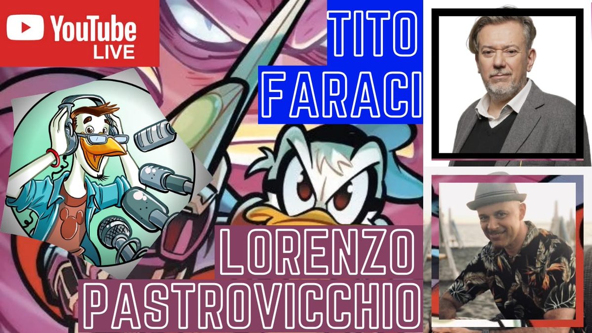 🔴  LIVE ORE 18:00

Il palco virtuale del The Fisbio Show LIVE ospiterà per la prima volta la coppia <a href="/titofaraci/">Tito Faraci</a>  e Lorenzo Pastrovicchio , gli artefici del ritorno di Trauma nella nuova storia di Pikappa 🔥

Link: youtube.com/live/V1m8GSG2s… 👈