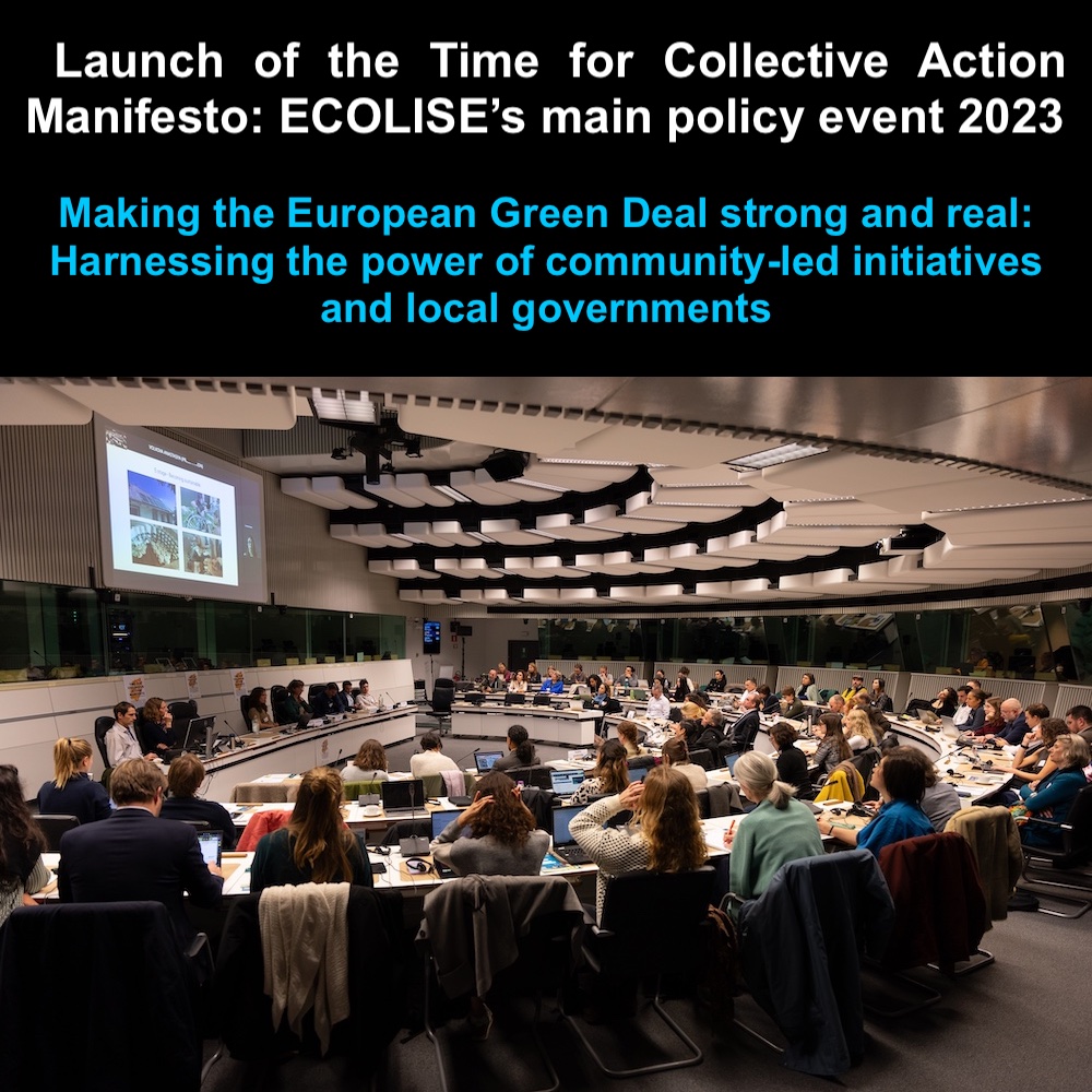 Communities for Future (@cff_communities) on Twitter photo Launch of the Time for Collective Action Manifesto: ECOLISE’s main policy event 2023
An informal follow-up to the #BeyondGrowth Conference from a grassroots & local government perspective, co-organized by <a href="/ICLEI_Europe/">ICLEI Europe</a>, <a href="/EU_EESC/">European Economic and Social Committee</a> & <a href="/ECOLISE/">ECOLISE</a>. 🌎🐌
Article: communitiesforfuture.org/launch-of-the-… Launch of the Time for Collective Action Manifesto: ECOLISE’s main policy event 2023
An informal follow-up to the #BeyondGrowth Conference from a grassroots & local government perspective, co-organized by <a href="/ICLEI_Europe/">ICLEI Europe</a>, <a href="/EU_EESC/">European Economic and Social Committee</a> & <a href="/ECOLISE/">ECOLISE</a>. 🌎🐌
Article: communitiesforfuture.org/launch-of-the-…