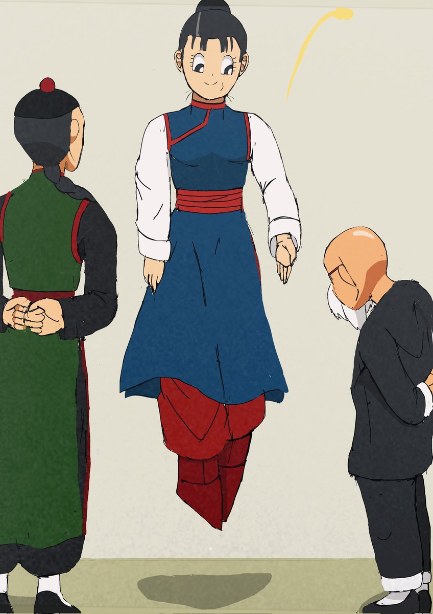 Hope_Briefs's tweet photo. The gathering of the 4 Cardinal Sages in the future timeline. 
Master Roshi (Turtle Hermit)
Master Tao (Crane Hermit) 
Lady Chichi  (Princess Iron Fan)
Future Trunks (Hero of West City)
#MasterRoshi #Chichi #FutureChichi 
#GeneralTao #イラスト #ドラゴンボール https://t.co/YxpUxNUhra
