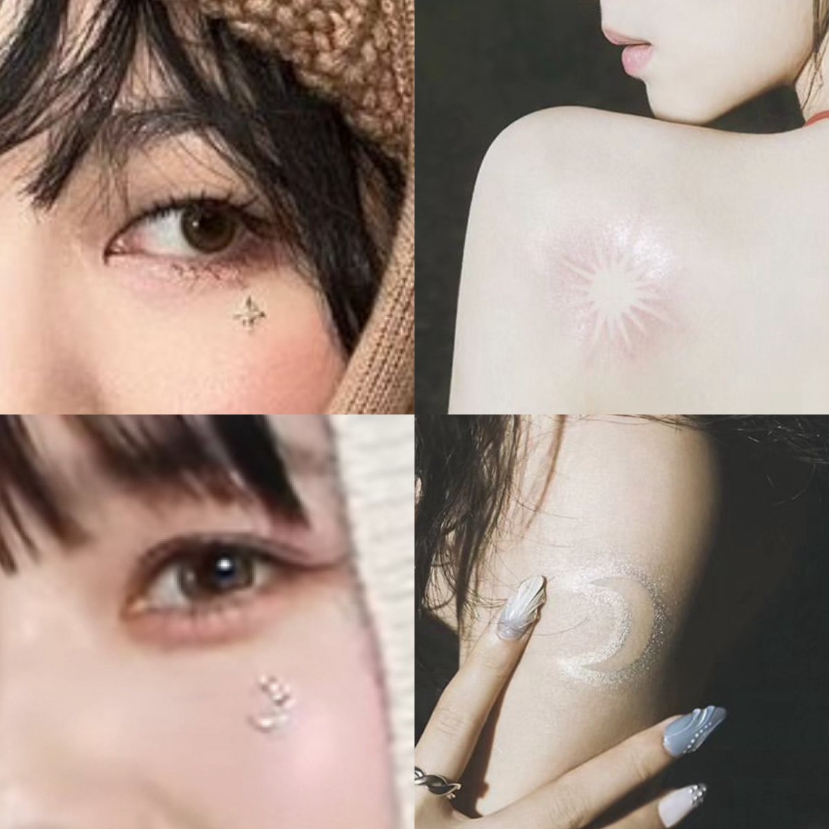 nancehog's tweet image. ??? 要不是我放大看 還真的沒發現

🐰代表圖標是太陽☀️、🐻是月亮🌙
但舞台時 🐰臉上放了月亮、🐻放了太陽
（一個互放的概念？