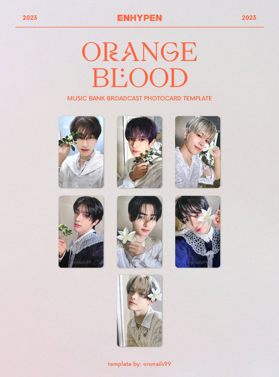 rsmails99's tweet photo. #rsmails99template 

ENHYPEN ORANGE BLOOD MUSIC BANK BROADCAST
PHOTOCARD TEMPLATE

jungwon heeseung jay jake sunghoon sunoo ni-ki pc ksana kalpa engene weverse 엔하이픈 정원 이희승 제이 제이크 성훈 선우 니키 오렌지블러드 

❌CROP WATERMARK https://t.co/qcJWV8Arf9