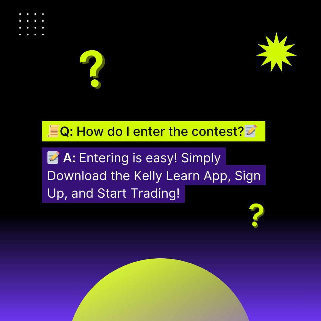 KellyAppPH's tweet photo. Got questions about our Kelly Christmas Trading Contest ? We've got answers! π€π·. (1/2) #predictions #dailypredictions #predictandwin #predictable #guesswhat #opinions #tradingcontest #tradingtips #tradingquestions https://t.co/dvWkcOKmwP