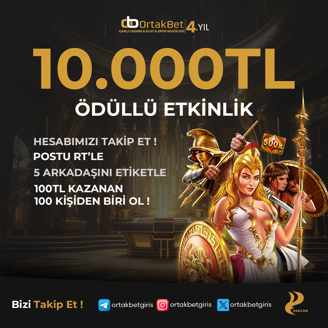 🎉 10.000 TL Ödüllü Etkinliğimiz Devam Ediyor !

✅ Bu Gönderiye Rt atıp, 5 Arkadaşını Etiketle ve Hesabı Takip Et!

💰100 TL kazanacak, 100 Şanslı  kişiden Birisi Ol!