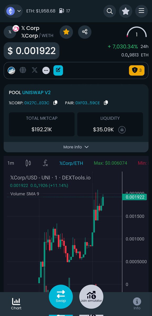 AphexTrades's tweet photo. It started. We are early. $XCORP 

NEXT $GROK.

https://t.co/4ATRbXKFuN

$XAI $WEB $TRUCK #Elonmusk $mubi $zapi $sol $turt $joe $squid $kekek $ai #metaverse https://t.co/4Sjn32U4at