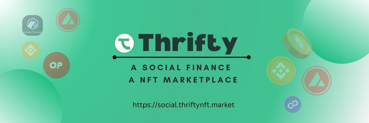 ThePythonBoy352's tweet photo. I recently came across an intriguing SolFi project called @ThriftyNFTSoFi while I was recuperating. Let me share a quick overview of what @ThriftyNFTSoFi is! 🧵

Don’t forget to ❤️ &amp; RT https://t.co/osHATItLNn