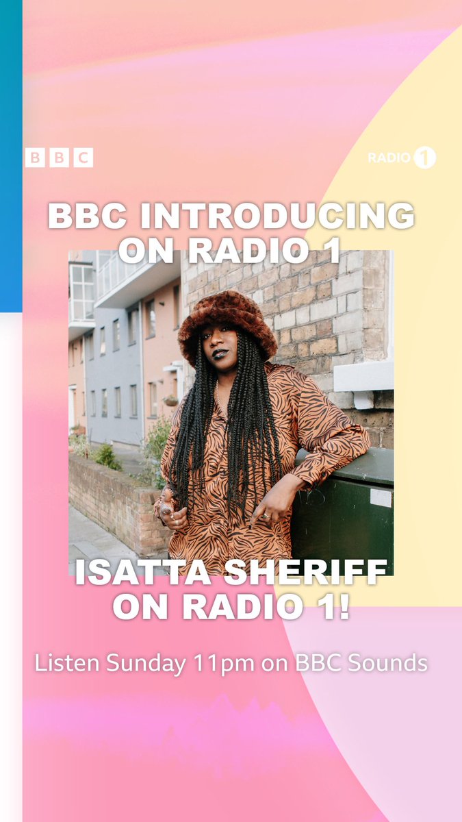 Ain’t rapping about lightweight topics but @jjiszatt went and @bbcr1’d it - love love! Nah can it just be internationally known that she’s an absolute real one! 11pm tonight @bbcsounds 💓 bbc.co.uk/sounds