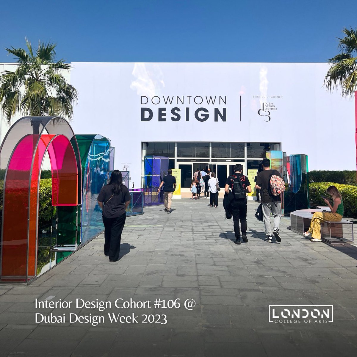 capitaldxb's tweet photo. Designing Dreams: Our Interior Design Cohort #106 immersed themselves in an enriching learning experience at Dubai Design Week 2023. 🏡✨ 

#ThisIsd3 #DubaiDesignWeek #DXBDW23 #Londoncollegeofarts #london #lca #lcauk #mydubai #dubai #uk #sharjah #qatar #oman #kuwait #uae #saudi https://t.co/4mm8xBsWgG