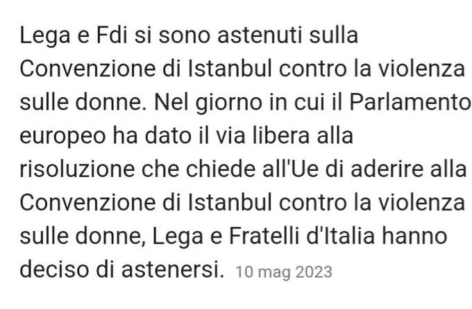 Moonlightshad1's tweet photo. Nel 2021 Erdogan ha cancellato la Turchia dalla Convenzione di Istanbul contro la violenza sulle donne perché, disse: "le leggi contro la violenza sulle donne minano la stabilità della famiglia". L'anno prima in Turchia 300 donne erano morte di violenze maschili.
1) https://t.co/yGf7jgMl2b