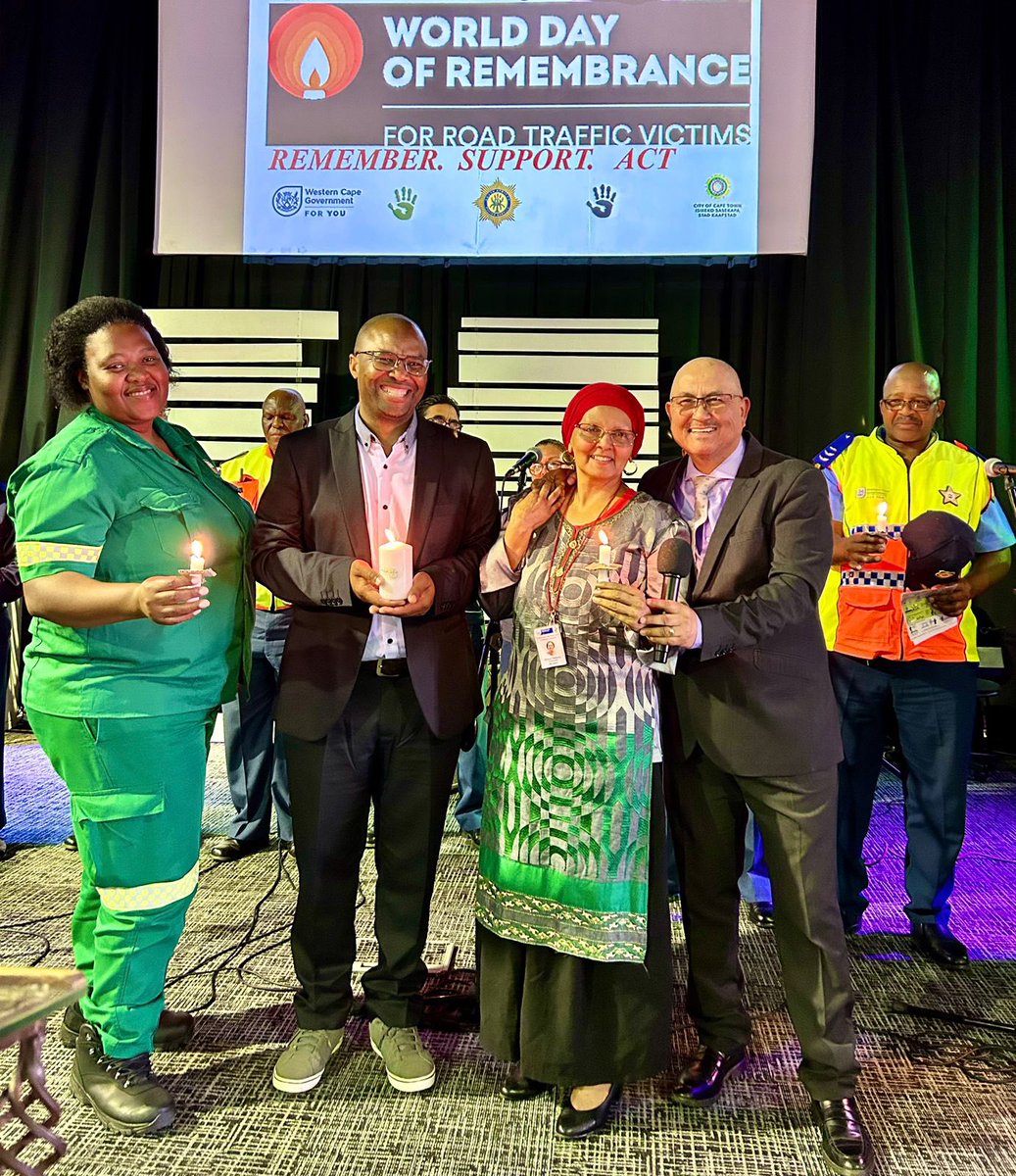 “I want to honour the memory of each person who has lost their life or been injured on our roads. I pray for comfort for the families and all those affected by the tragedies of road traffic crashes.”  tinyurl.com/yt96nhhs  #ArriveAlive #RoadSafety #WDoR2023 <a href="/WCGovSafelyHome/">Safely Home</a>