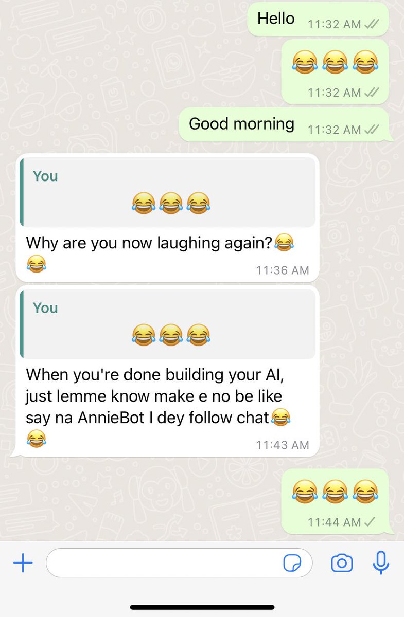 Well, seems like ‘Anniebot’ is a done deal 😂😂😂