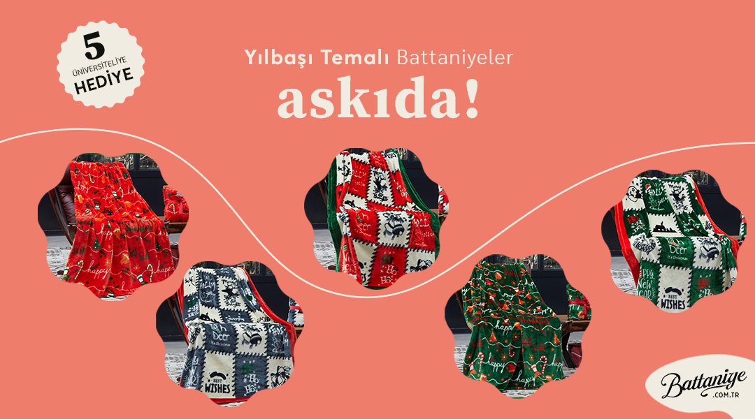 Askıda <a href="/battaniyecomtr/">battaniye.com.tr</a> desteğiyle "Yılbaşı Temalı Battaniye" var! RT'leyen 5 üniversiteliye hediye!