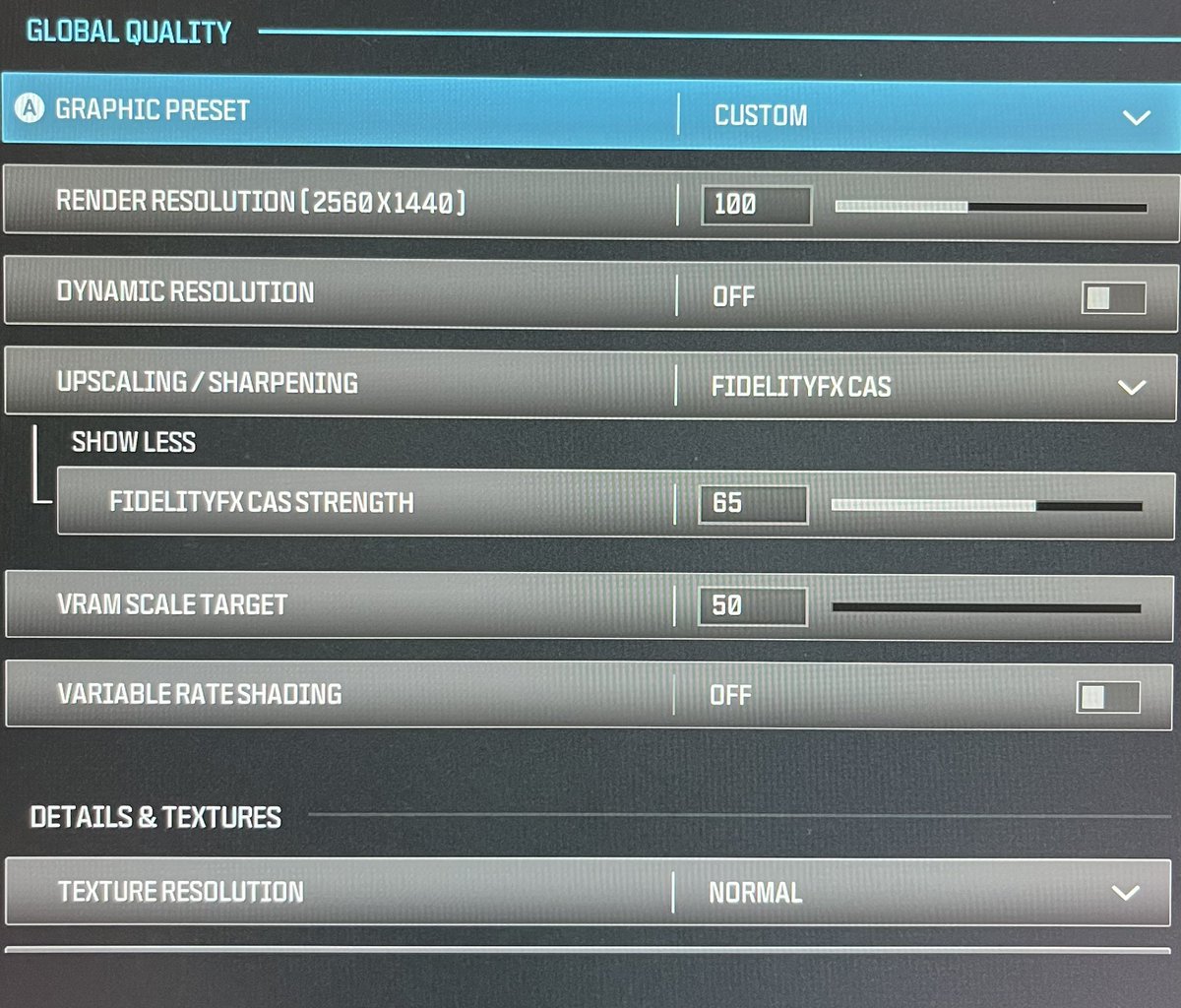 FPS_Reese's tweet photo. The only Graphic Settings you need for MW3 ⬇️ #mw3 https://t.co/lgBZ4d3sZ5