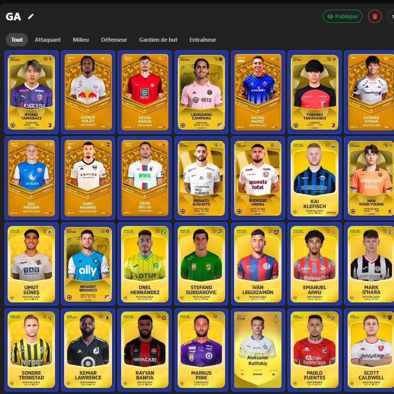 Quand la vie te donne rend lui

Cela remonte un peu depuis mes derniers #Giveaway du coup je lance un petit jeu a gains multiples

Je vous offre ce pool de joueur

🥇: 5 Ltd
🥈: 4 L
🥉: 3 L
4-8e: 2 L
9-14e: 1 L

Participation : 1 Like and RT

Tirage 01/12 ! 
GL
#sorare
