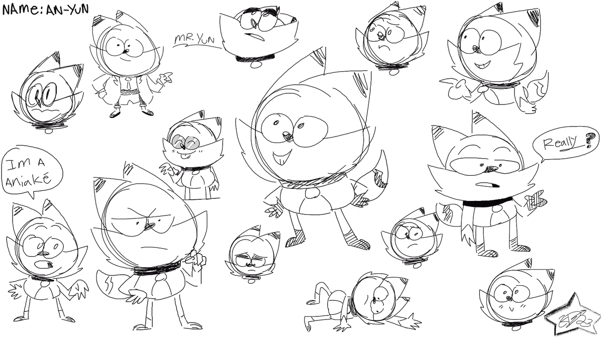 KINGIOOF's tweet photo. Top Two are new the bottom two are old the eyes are different. #Art #characterdesign #WeirdTale https://t.co/czKoSoowNr