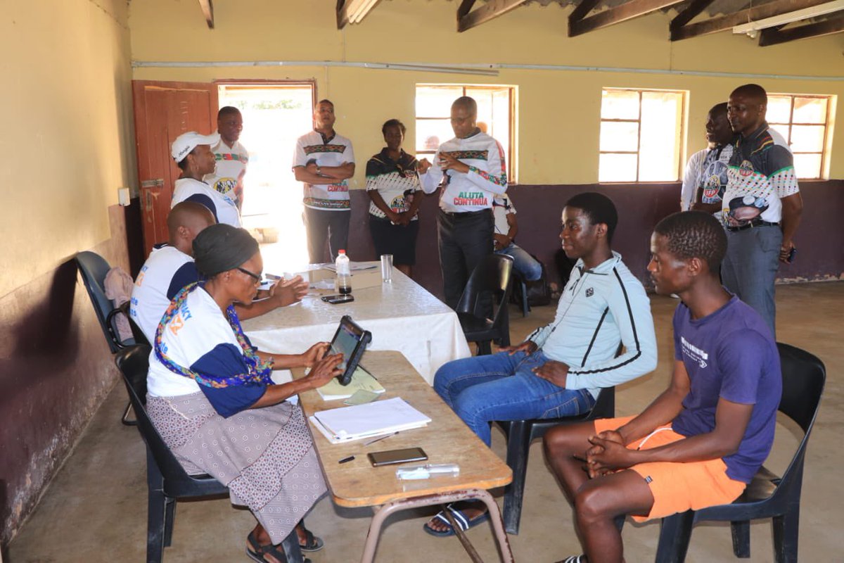vote_ifp's tweet photo. IFP President engaging with the agents at Voter registration sites in Icabhane Primary and Rosettenville Primary School to ensure a cohesive and efficient process, empowering the community to register to vote. #RegisterToVoteIFP https://t.co/MGwoFYSbCP