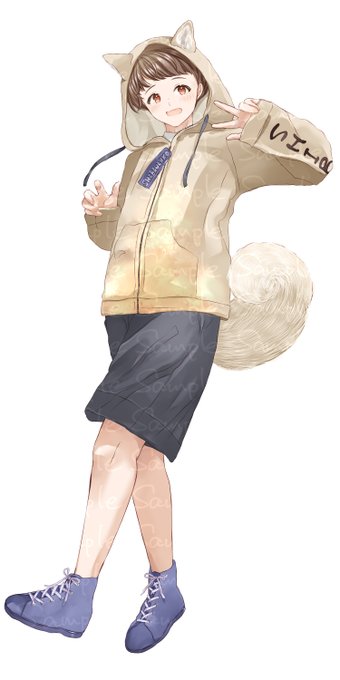 「animal hood full body」 illustration images(Latest)｜4pages