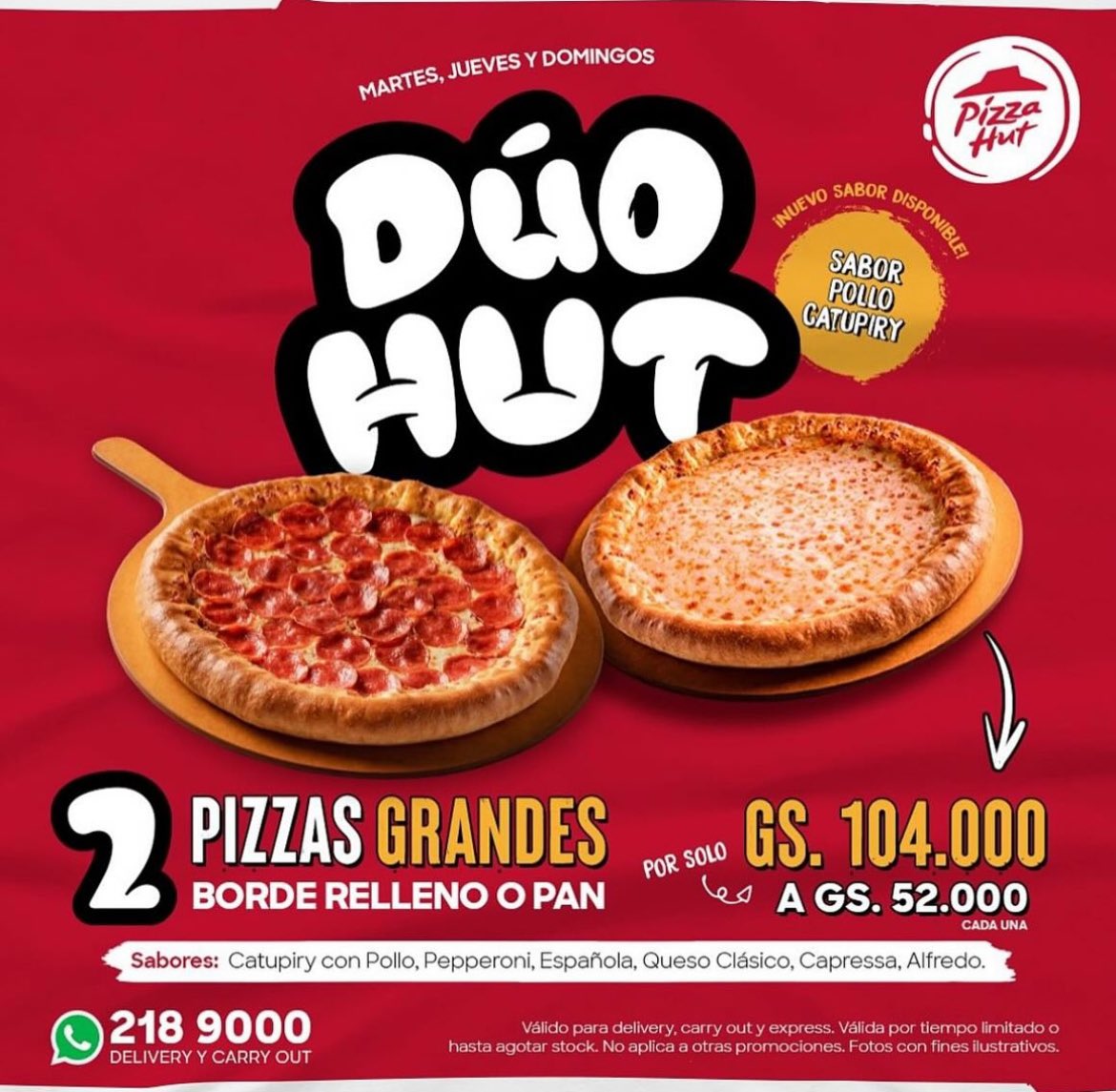 Pizza Hut Paraguay tweet media