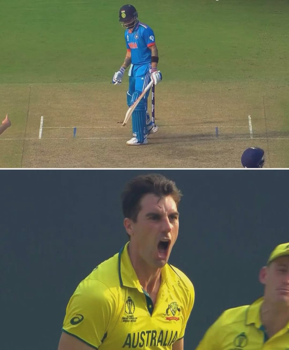 thetalldoc03's tweet image. Pat cummins has got Virat Kohli out and just silenced a crowd of 1.3 lac people !! 
Aussies with the upper hand in the game currently and India are on the back foot 🔥🔥
#CWC23 #CWC23Final #CWC23INDIA #INDvsAUSfinal #WellPlayed #Lumber1 #WHATACATCH #THEFINAL #ViratKohli𓃵