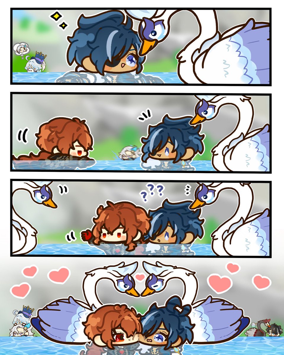 🦢♡🦢 🔥❄️ #ディルガイ