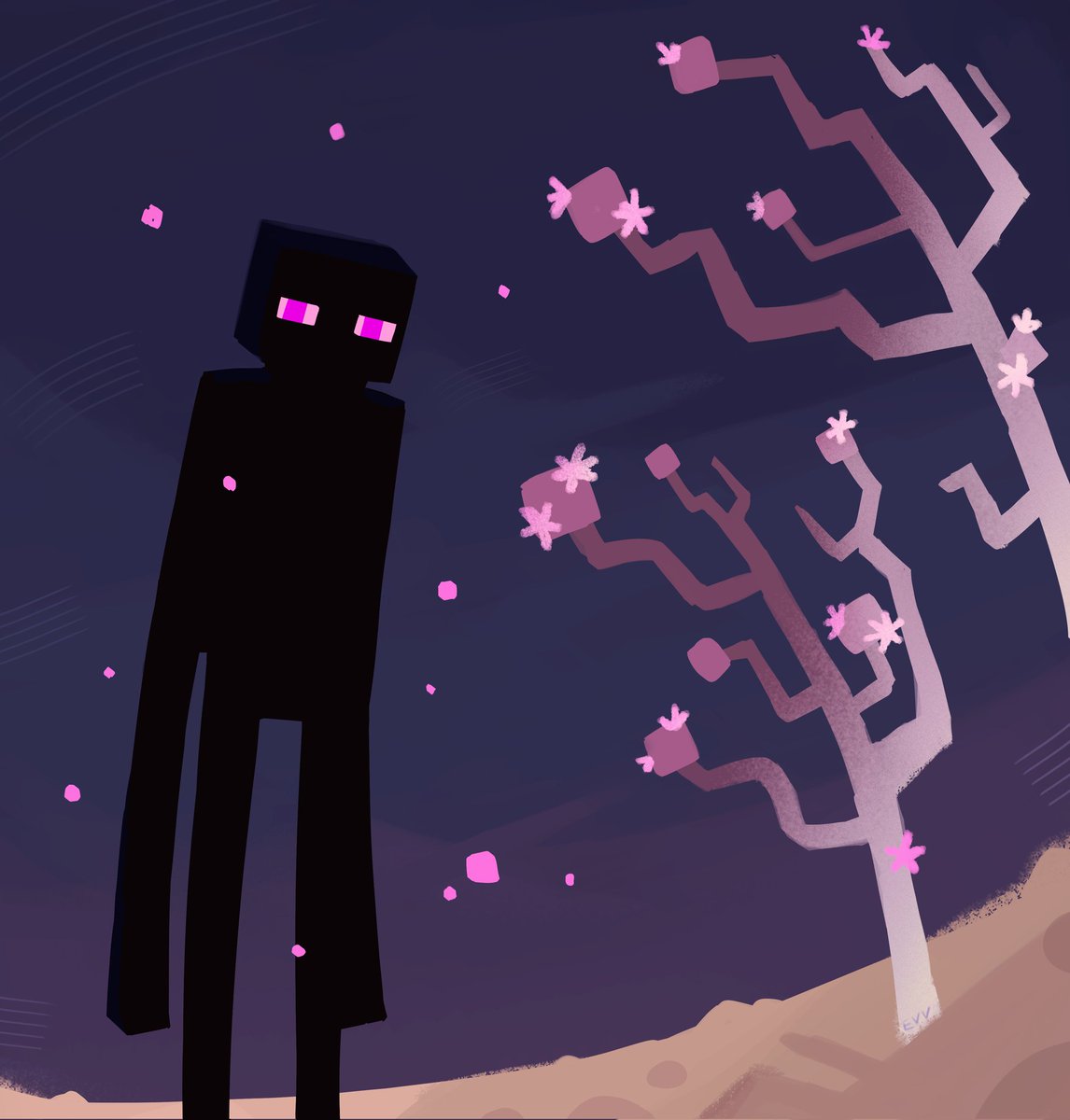 evv_arts's tweet photo. Enderman

#Minecraft #minecraftfanart #Enderman https://t.co/1nUz8F14W4