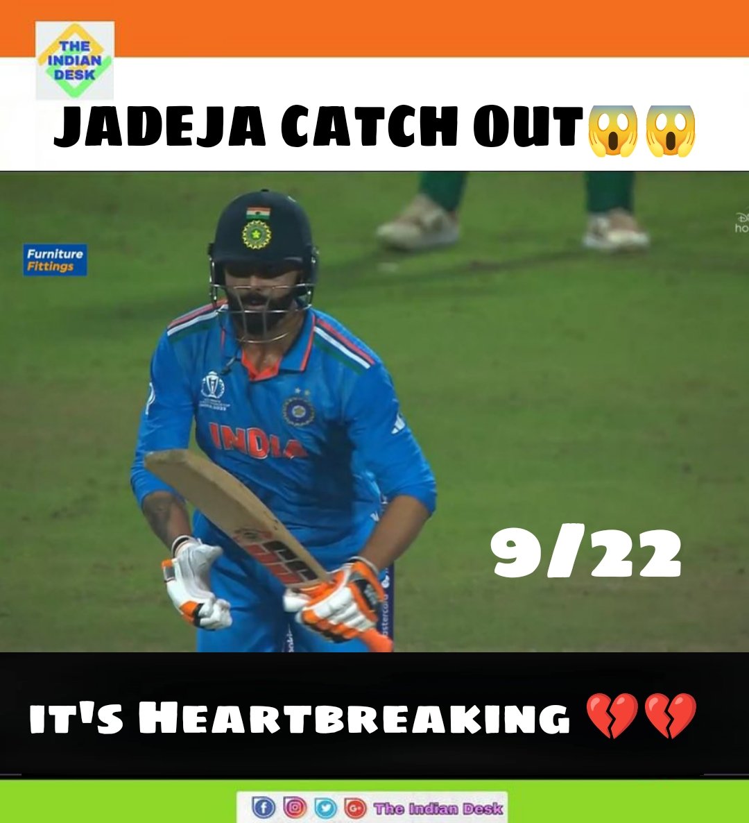 #INDvsAUSfinal #WorldcupFinal #jadeja #TeamIndiainFinal #wicket #IndiaVsAustralia